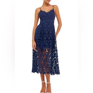 chinese dress ladies Crochet Layered Midi Dress – Endless Rose main image 1